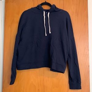 Madewell Navy blue pullover hoodie